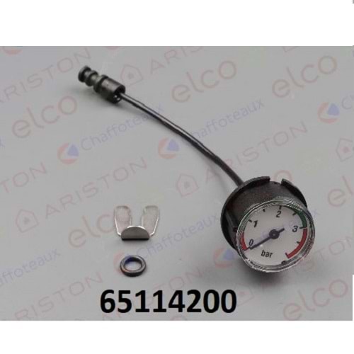 ARISTON ORIGINAL MANOMETRE 0-4 BAR D27MM KPL. CARES