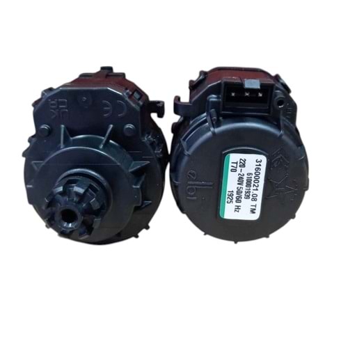 KOMBİ ÜÇ YOLLU VANA MOTORU (BITRON-ELBI) ECA, BAYMAK BAXI, DOLCEVITA, WARMHOUSE 7,50MM 220V 3160021 KART SOKETLİ