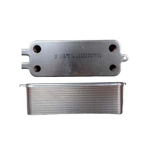 KOMBİ PLAKALI EŞANJÖR (ZILMET) 24 PLAKA BOSCH VIESSMANN