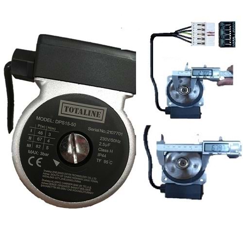 MOTOR VAILLANT CONDENS WILO TYPE 5 PIN DATA KABLO POMPA MOTOR TOTALINE DPS 15/50 MOTOR 82W