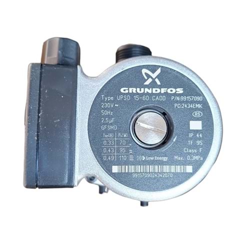 GRUNDFOS SİRKÜLASYON POMPASI UPSO CAOD 15-60 3 DEVİR KLEMENS